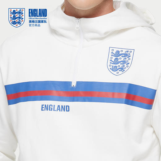 【官方正版】英格兰国家队 | 半拉链连帽卫衣户外运动休闲帽衫 商品图2
