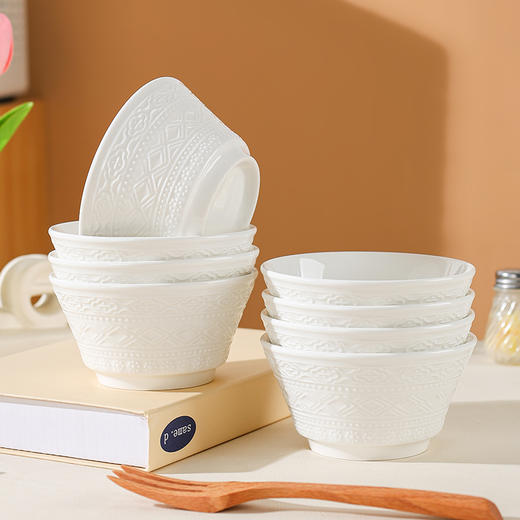 Trees&wind雕中古法盘釉下彩系列|餐桌C位就属它！可进微波/消毒柜/洗碗机 商品图11