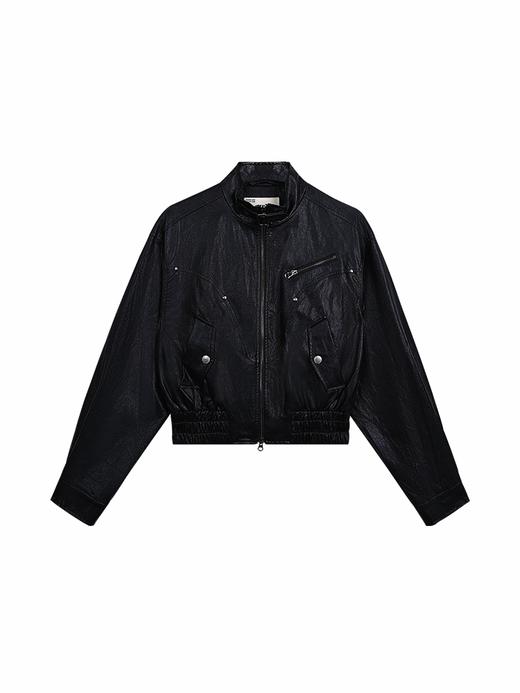 早乙女惠子saotome/STMWT13253/短款皮夹克 商品图3