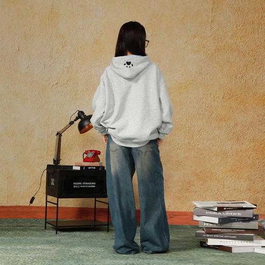 玩趣主义韩系刺绣宽松拉链帽衫卫衣纪念日百货门店同款165244716 商品图2