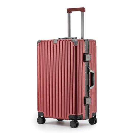 简约经典铝框行李箱铝框密码箱 商品图5