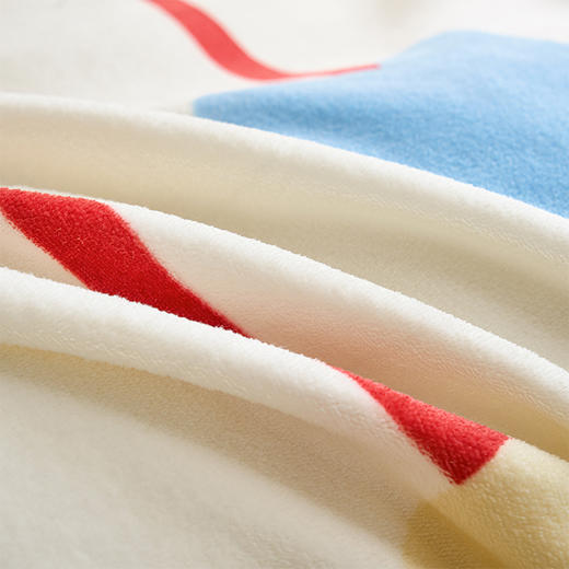 多喜爱 暖暖绒保暖三/四件套海盐喵酱/甜心兔宝/薄荷汪仔hl【高克重暖绒】【6.8度升温】【双面加厚】萌趣卡通 防静电 三款可选 拉链设计/FX 商品图5