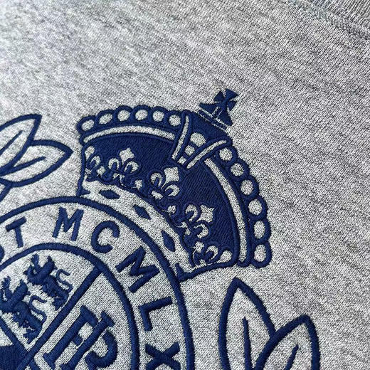 拉夫 * 25 最新款加薄绒花纱灰卫衣 商品图6