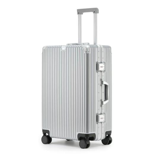 简约经典铝框行李箱铝框密码箱 商品图6