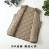 【叠穿法宝 100%羊毛夹层 防风防寒防泼】情侣款轻暖软糯内里羊毛马甲（男士W4079/女款W4078） 商品缩略图7