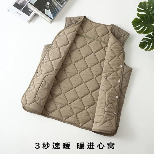 【叠穿法宝 100%羊毛夹层 防风防寒防泼】情侣款轻暖软糯内里羊毛马甲（男士W4079/女款W4078） 商品图7