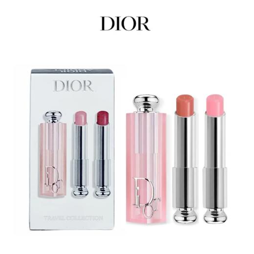 【新品尝鲜】DIOR迪奥 新版变色润唇膏套盒3.2g（001+012）香港直邮 商品图6