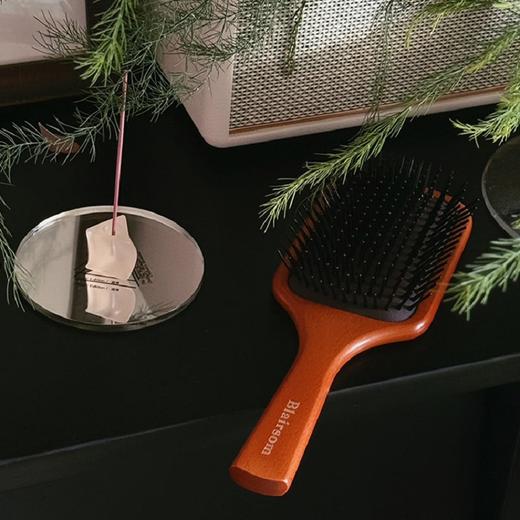 39.9💰抢❗造高颅顶空气按摩梳🔥澳洲Blairsom布伦森原木气垫按摩梳+送品牌精致礼袋，造型护发按摩三合一 商品图1