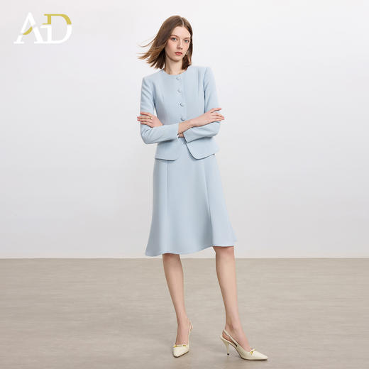 AD高端西装套裙新中式小众设计修身通勤女2025秋季新款职业工作服 商品图1