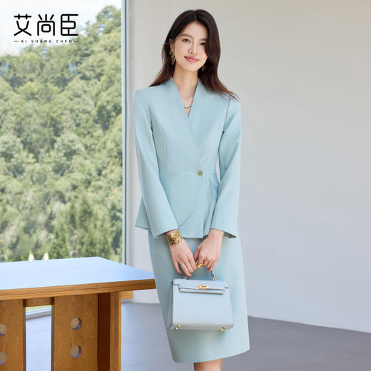 艾尚臣高级感职业西装套装气质时尚医美优雅正式场合西装半裙套装 商品图1