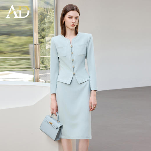 AD小香风西装套装女高端洋气穿搭一整套2025新款职业装名媛两件套 商品图0
