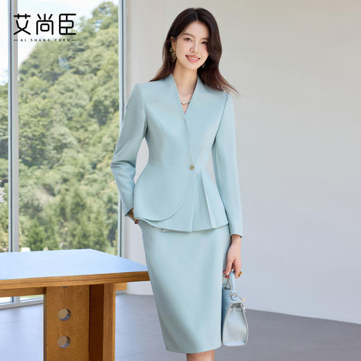 艾尚臣高级感职业西装套装气质时尚医美优雅正式场合西装半裙套装 商品图0