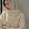 法式镂空温柔美！坠入云端百分百纯山羊绒围巾秋冬季女加厚围脖披肩 商品缩略图1
