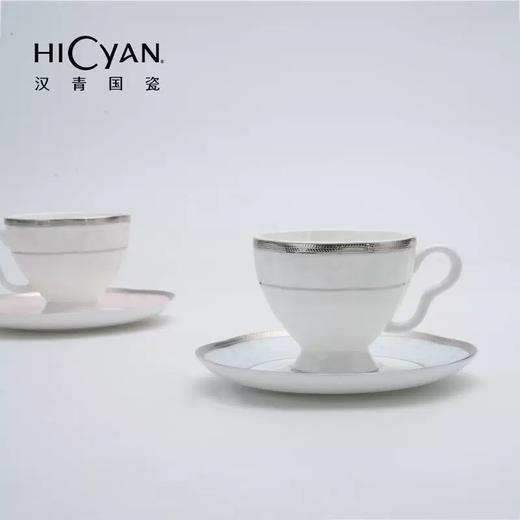 【6F】多样屋HICYAN汉青国瓷「浪漫唐草」4头雅致咖啡杯礼盒套装 高档 骨瓷 精致轻奢 商品图1