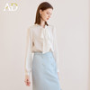 AD白色衬衫女职业装2025新款春秋面试正装套装高级感西装内搭衬衣 商品缩略图2