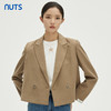 NUTS春秋季新款西装外套休闲设计感小众短款上衣女333041171 商品缩略图0