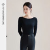 FUYAO扶摇 【100%绵羊毛】黑色显瘦打底衫女新款修身百搭针织衫冬 商品缩略图0