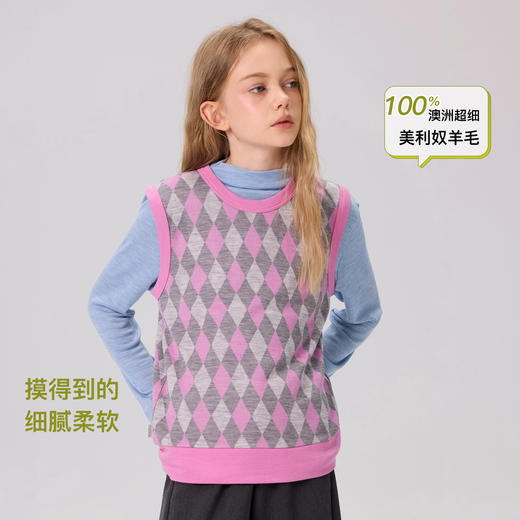 【儿童提花背心】Turdus男女童秋冬搭配背心 商品图2