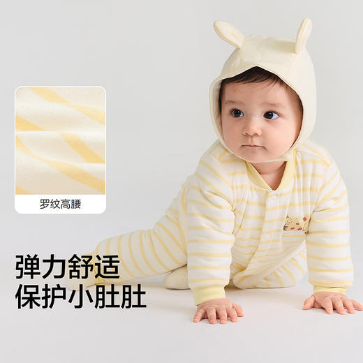 巴拉巴拉balaOne婴儿套装宝宝睡衣男女童长袖家居服2025新款夹棉 商品图3