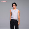 COURTMAN野球帝软糯丝滑螺纹坑条小领口收腰背心立体剪裁百搭单品 商品缩略图0