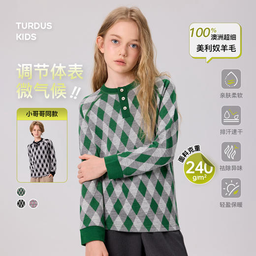 【儿童提花圆领衫】Turdus 新款儿童提花圆领衫 商品图0