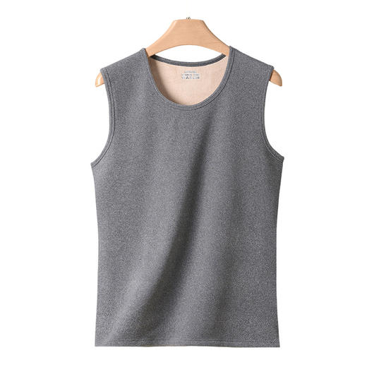 【加厚升级&加倍温暖】奥粒绒男士保暖背心 加绒加厚秋冬打底衫 青年坎肩马甲 无袖上衣防寒 商品图4