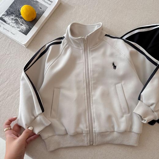 【秋冬儿童棒球服】洋气宝宝潮牌夹克 韩版潮儿童纯色开衫外套 商品图6