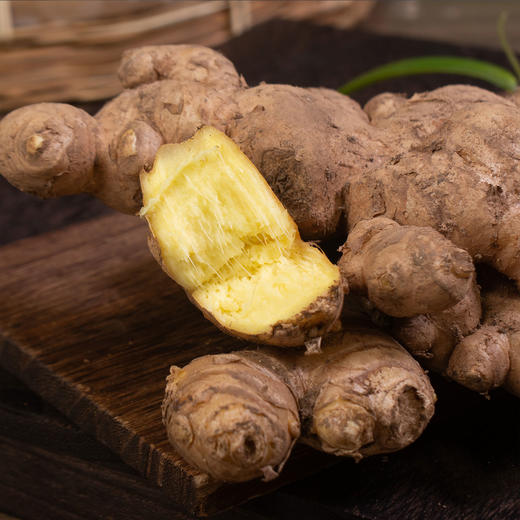 【厂商直发】云南文山有机新鲜小黄姜3斤/5斤装去泥姜香浓郁包邮 商品图2