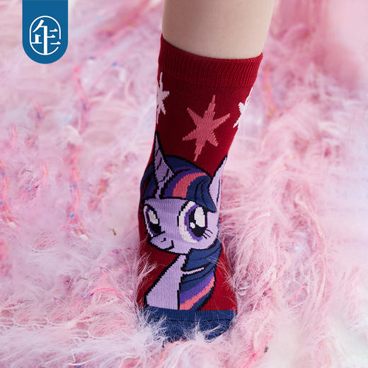 【小马宝莉卡通袜子】小马宝莉联名年衣童装袜子短袜女童宝宝袜子 商品图4