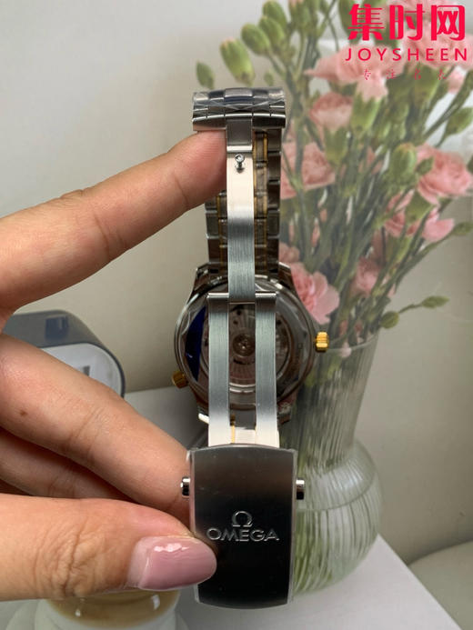 欧米茄VS海马300米系列V4版 8800一体机 VS海马v4版 原装开模 间金黑海马 男士腕表 商品图6