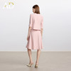 AD高级感醋酸西装两件套2025新款粉色职业装气质女神范伞裙套装 商品缩略图4