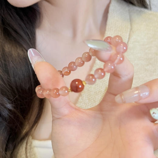 南红手串项链耳饰爆款合集 新年新春喜庆国色南红玛瑙饰品 商品图2