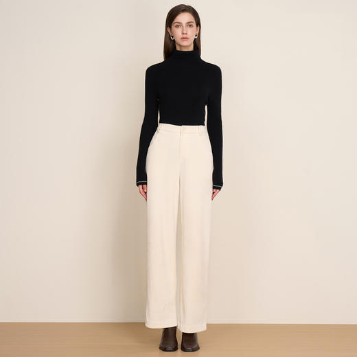 EITIE爱特爱冬季新款舒适保暖高领100%山羊绒针织衫8001711 商品图7