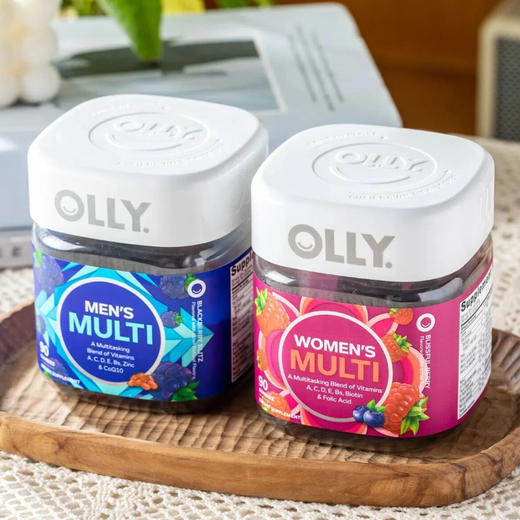 【买2件送睡眠软糖】OLLY女士/男士复合维生素软糖90粒/瓶|科学配比，每天2颗补充全天维生素 商品图2