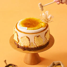 【奶皮子烤布蕾】奶味香醇、浓郁～夹心内蒙古炒米口感偏硬，介意勿拍。