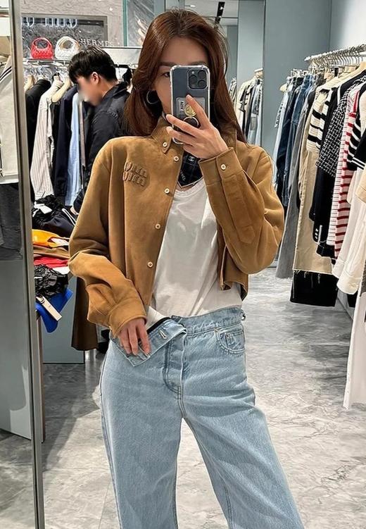 女款羊绒衬衫外套017 商品图3