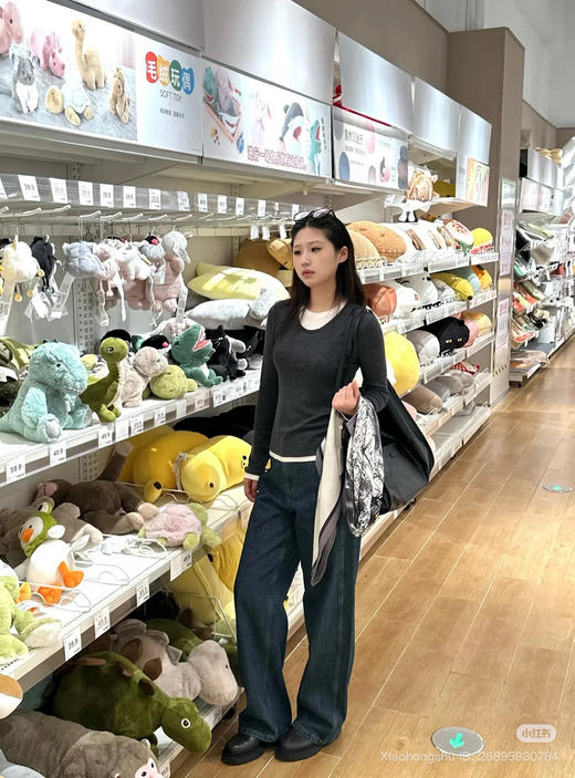 1013-6 极限特惠 渠道圆正 小禾 超细羊毛 阿尔法面料 假两件 层次感 长袖打底 我穿40很合适 商品图7