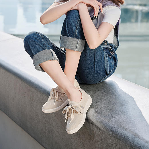 Pansy盼喜日本女鞋百搭一脚蹬鞋舒适透气鞋软底轻便HD4209 商品图4