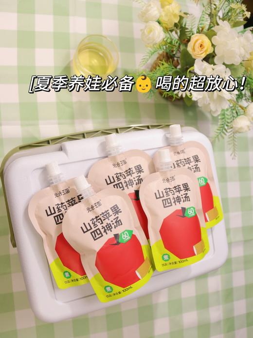 光合王国山药苹果四神汤山楂汁苹果水健康营养果汁饮料开袋 100ml*13袋 口感酸酸甜甜，孩子爱喝！ 商品图1
