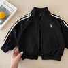 【秋冬儿童棒球服】洋气宝宝潮牌夹克 韩版潮儿童纯色开衫外套 商品缩略图5