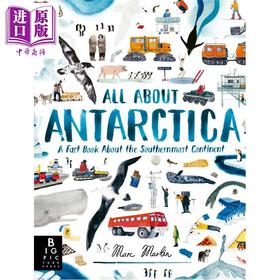 【中商原版】关于南极洲的一切 All About Antarctica 英文原版 儿童科普绘本 自然科学读物 精装 进口童书 7岁以上 精品绘本