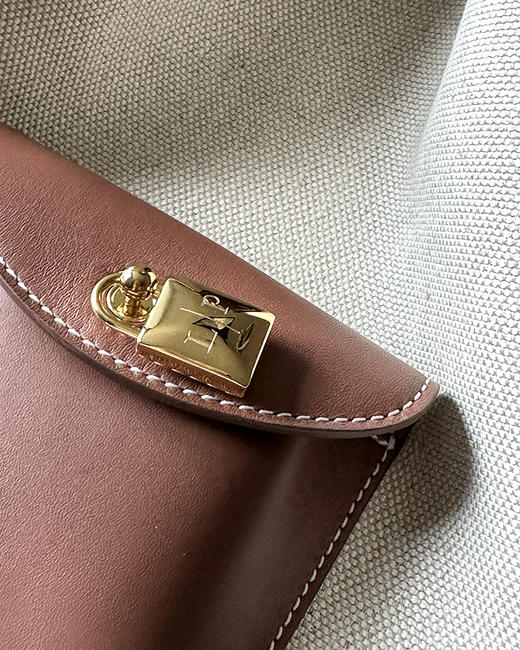 单品包邮 现货 THS-无 大牛工厂 lp家帆布拼皮水桶双肩包 CQ1420 商品图10