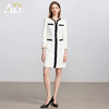 AD法式小资连衣裙女秋季2025新款黑白撞色西装裙极简高级感穿搭 商品缩略图3