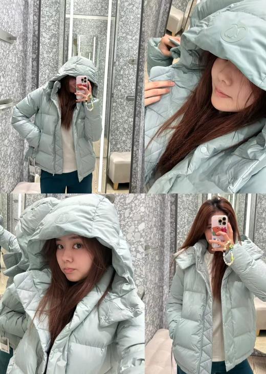 lulu家五格泡芙白鹅绒白鸭绒羽绒服 商品图6