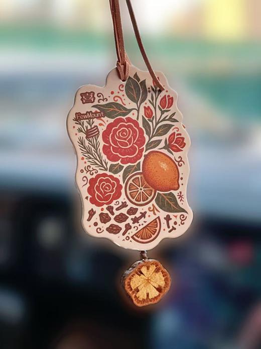 喜彡FewMount 贰拾叁·伍N系列天然果实车载香薰挂件/香卡套组 商品图3