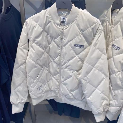 安踏羽绒服男冬季复古学院风茄克外套防泼水保暖羽绒服152548917 商品图1