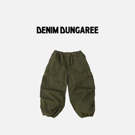 日本DD童装 DENIM DUNGAREE 复古 WEATHER 涂鸦工装长裤
