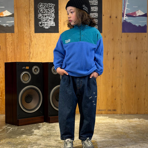 日本GC童装 Groovycolors 水洗丹宁汉堡牛仔裤 商品图3