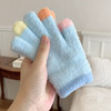 【新款】糖果马卡龙色系毛绒儿童手套 冬季防寒保暖加厚幼儿园小孩写字防冻手套 商品缩略图8