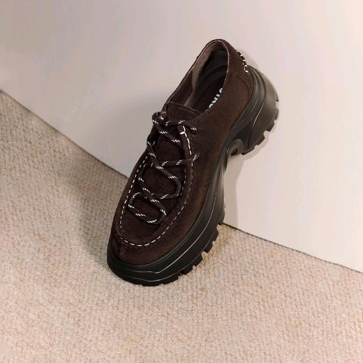 【云粉节】【思加图】BF楼思加图2025新款马戏团复古袋鼠鞋厚底增高休闲单鞋女鞋子EFU44吊牌价1490 商品图2